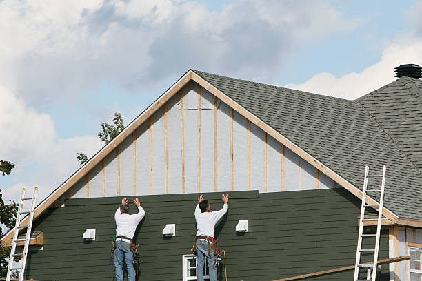 Professional Siding Contractor technician working in Spangler, PA
